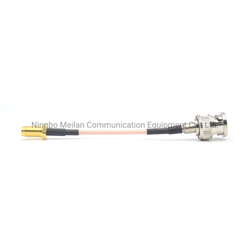 8cm Rg316 RF Cable Outer Screw Inner Hole Female SMA to BNC Male Connector Coaxial Cable